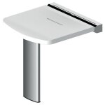 Akw - sige de douche rabattable onyx compact blanc international