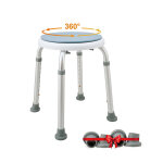 Meykoers - si�ge de douche ronde tabouret de douche hauteur r�glable, antid�rapants chaise de douche ...