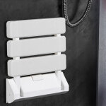 Si�ge rabattable pour douche mural capacit� de charge 130 kg si�ge de douche repliable tabouret pliant ...