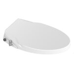 Siège de toilette intelligent à chasse d'eau sans électricité, bidet domestique tout - en - un Siège de toilette intelligent à chasse d'eau sans électricité, bidet domestique tout - en - un