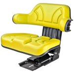 Dema - siège de tracteur star 10 avec accoudoirs - jaune Dema - siège de tracteur star 10 avec accoudoirs - jaune