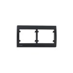 Delta iris plaque double horizontale anthracite sie266573 - siemens