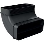 Siemens hz9vdsb2 accessoire coude plat noir pour hotte