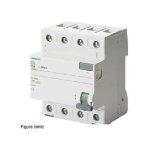 Disjoncteur diff�rentiel 4 p�les 40a 300ma ac type 5sv4644 - 0 - siemens