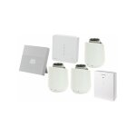 Pack connected home : hub + thermostat sans fil + 3 têtes thermostatiques + récepteur siemens pack4 Pack connected home : hub + thermostat sans fil + 3 têtes thermostatiques + récepteur siemens pack4