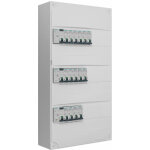 Siemens - tableau 3 rang�es pr� - �quip� 3 inter. diff. 40a + 15 disjoncteurs