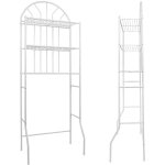 Sifree�meuble dessus wc en fer peint blanc etag�re de salle de bain save space, blanc