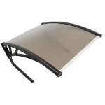 Sifree� robot tondeuse garage toit rabattable carport pour tondeuse - marron, 1007850cm