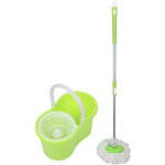 Sifree�vadrouille rotative balai serpill�re rotatif balai hauteur r�glable en acier inoxydable(vert)