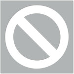 Signaletique. biz france - pochoir stationnement interdit (w0145). pochoir interdiction de stationner. ...