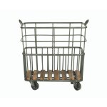 Signature - chariot en mtal  roulettes  bche