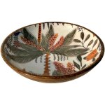 Signes grimalt - bo�tes et plateaux pour bols � grandes feuilles bol blanc ovale - 7x30x30cm