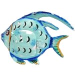 Signes grimalt bougeoir marin poisson bleu figurine poisson bleu - 14x19x4cm
