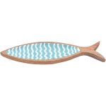 Fish tray plateau de décoration bleu - 2x35x10cm - signes grimalt Fish tray plateau de décoration bleu - 2x35x10cm - signes grimalt