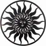 Signes grimalt appliquer un mur d'ornement en m�tal appliquer des appliques de m�tal noir de mur 1x82x82cm ...