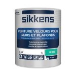 Sikkens artisans - peinture murs et plafonds 1l blanc velours
