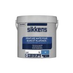 Sikkens artisans - peinture murs et plafonds 5l blanc mat