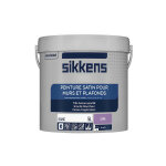 Sikkens artisans - peinture murs et plafonds 5l blanc satin