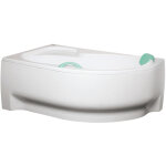 Siko 160 cm fortuna plus tablier pour baignoire en acrylique, blanc (fop1600l)