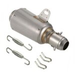 Silencieux universel de tuyau d'�chappement d'acier inoxydable de givrage de vtt de moto de 51mm