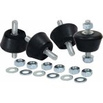 Silent bloc conique pour climatiseur m8 lot 4 silent bloc m8 pied anti vibration pour support mural climatiseu ...