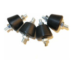 Silent block conique pour climatiseur m8 pied anti - vibration lot de 4 silent m8 fixation murale pour ...