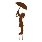 Silhouette enfant parapluie 26x1x81cm Silhouette enfant parapluie 26x1x81cm