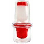 Silicone bbq huile bouteille brosse cuisson ptisserie brosse sauce silicone pliant entonnoir brosse ...
