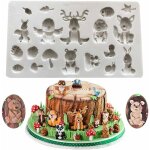 Silicne fondant gteau moules 3d animaux moules silicne chocolat moules diy bonbons gele ustensiles ...