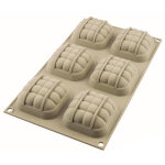 Silikomart moule 6 mini eleganza gris 3d 26. 212. 13. 0065