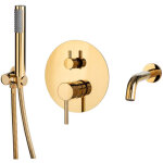 Silla robinet de baignoire en laiton, mural, dor�