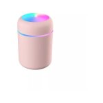 Mini diffuseur humidificateur d'air lumineux 300 ml - rose silumen