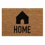 Paillasson extrieur rectangle 'bienvenue' 61x41x2 cm - home silumen