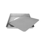 Silver top moule tarte carre amovible 21x21x2. 5cm - patisse