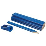 12 crayons de menuisier et 1 taille - crayon - 13 pièces 12 crayons de menuisier et 1 taille - crayon - 13 pièces