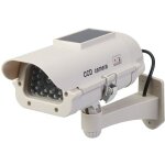Caméra de surveillance factice solaire avec led silverline 614458 Caméra de surveillance factice solaire avec led silverline 614458