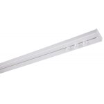 Monmobilierdesign - simi rail de plafond tringle en pvc pour rideaux � crochets blanc monorail droit ...