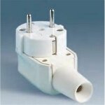 10457 - 31 prise blanche 2p + tt 25a - simon