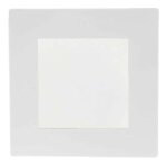 Interrupteur bouton poussoir bascule 10a griffes connexion rapide blanc + plaque 1 poste s rie 24 harmonie ...