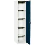 Simonlocker armoire m�tallique � 4 �tag�res (180x40x40cm) blanc et anthracite