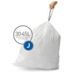 Simplehuman - accessoires - sacs poubelle 30 - 45 l, type j, 60 pices cw0259