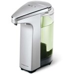 Simplehuman - accessoires de salle de bains - distributeur de savon liquide sans contact, 237 ml, nickel ...