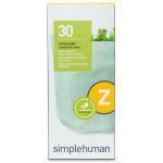Simplehuman - accessoires - sacs poubelle 4 l, type z, 30 pices cw0525