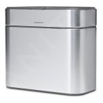 Simplehuman poubelles - poubelle 4 l, acier inoxydable cw1645