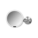 Simplehuman - miroirs cosm�tiques - miroir de maquillage avec �clairage led, inox poli st3016