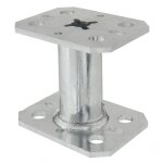 Simpson strong tie - petit pied de poteau fixe ppmini 90x70mm - ep 4mm