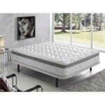 Simpur - relax matelas 160x200 - fil d'argent - mousse � m�moire de forme - �paisseur 25 cm - ferme en ...