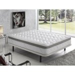 Simpur - relax matelas 90x190 - fil d'argent - mousse � m�moire de forme - �paisseur 25 cm - ferme en ...