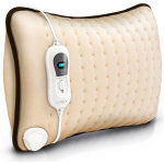 Coussin chauffante beige avec rembourrage 100w coussin thermique electrique contre le mal de dos, epaule ... Coussin chauffante beige avec rembourrage 100w coussin thermique electrique contre le mal de dos, epaule ...