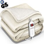 Sinnlein couverture chauffante avec arr�t automatique, 180 x 130 cm, beige couverture chauffante avec ...
